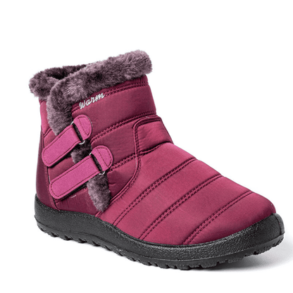 Womens Waterproof Snow Boots Winter Shoes With Warm Plush Fleece Lined Ankle Booties