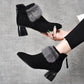 [perfect gift]Winter Women's Elegant Chunky Furry Ankle