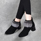 [perfect gift]Winter Women's Elegant Chunky Furry Ankle