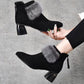 [perfect gift]Winter Women's Elegant Chunky Furry Ankle