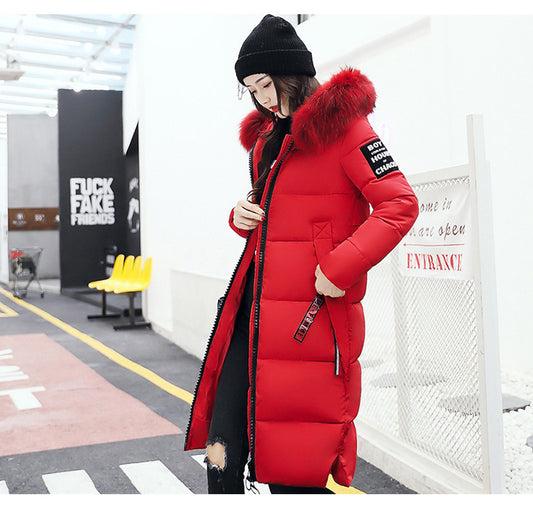 Medium long padded jacket