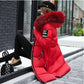 Medium long padded jacket