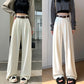 Nice gift*Women's plush wide leg pants corduroy high waistline