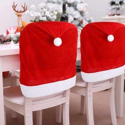 Christmas dining chair slipcovers