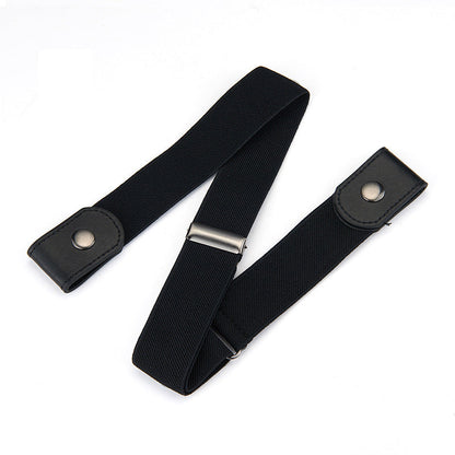 [Creative Gift] No Buckle Elastic Stretch Belts for Men and Women