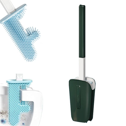 Wall-mounted Toilet Brush Without Blind Corners