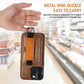 Luxurious Leather Kickstand iPhone Case with Card Slots and Wristband