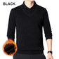 [Men’s Gift] Men's Plush Warm Fake 2-Piece Knitted Shirt