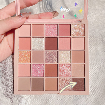 [perfect gift] 25-Color Smudge-proof Eyeshadow Palette