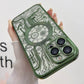 Circuit Board Pattern Soft Transparent Magnetic Shockporoof Phone Case