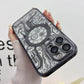 Circuit Board Pattern Soft Transparent Magnetic Shockporoof Phone Case