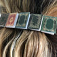 Miniature book hair clip barrette