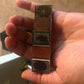 Miniature book hair clip barrette