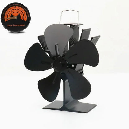 Ther modynamic fireplace fan