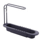 Kitchen Telescopic Sink Shelf Drainer Rack Storage Basket