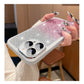Gradient Glitter Clear Soft Case for iPhone