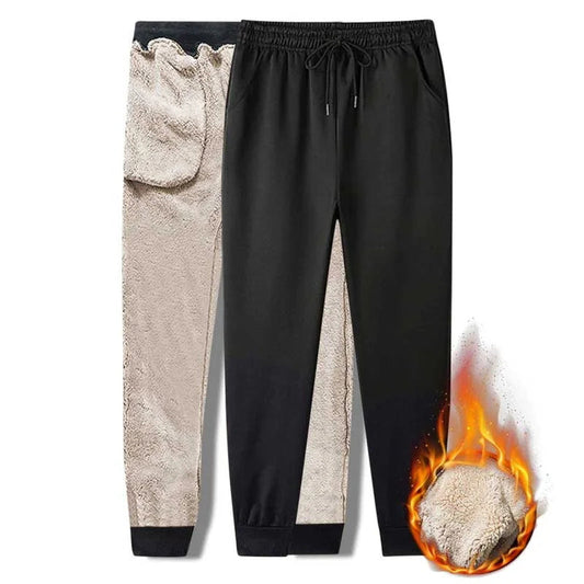 [warm gift] Men’s Plush-lined Sports Pants