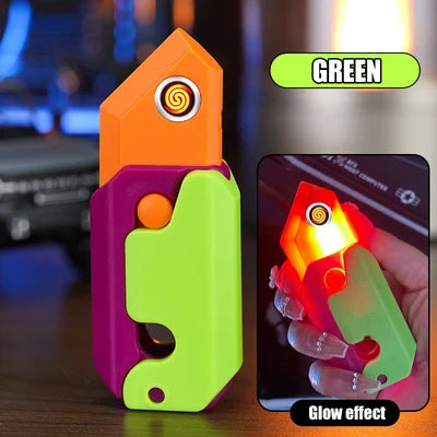 Radish luminous windproof lighter