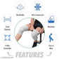 Bamboo Compression Knee Sleeves – (Pack Of 2)
