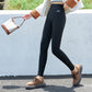 Ideal Gift - High-Waisted Butt-Lifting Faux Plush Yoga Leggings