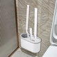Japanese-style Long-handled Toilet Brush Set (3PCS)