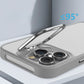 Translucent Frosted Metal Lens Frame Holder Mobile Phone Case