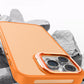 Translucent Frosted Metal Lens Frame Holder Mobile Phone Case
