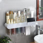 [Home Gift] Wall-Mounted No-Hole Punching Magnetic Mouthwash Cups Household Shelf