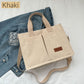 [ideal gift] Corduroy Large Capacity Shoulder & Handbag