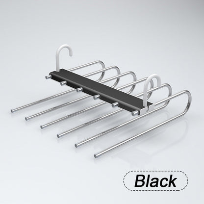 Space-Saving Multiple Trouser Hanger