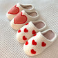 [Gift For Lover] Indoor Anti Slip Plush Slippers For Couples