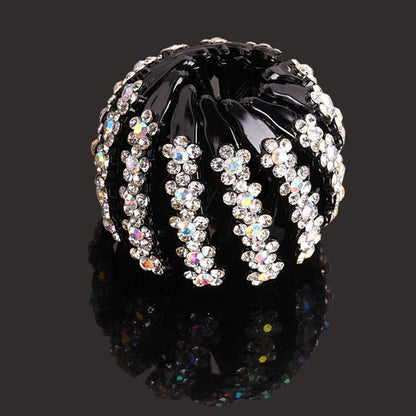 Rhinestone magic Bird's Nest hair clip