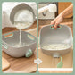 Vegetable Washing and Draining Basket with Side Lid