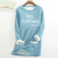 Perfect Gift-Cozy and Stylish Padded Warm Printed Long Sleeve Top