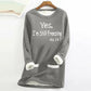 Perfect Gift-Cozy and Stylish Padded Warm Printed Long Sleeve Top
