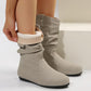 [Best Gift for Her] Fashion Comfy Round Toe Warm Winter Boots