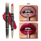 Double-ended Lipstick Automatic Lip Liner Matte Waterproof Non-fading Non-stick Lipstick