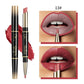 Double-ended Lipstick Automatic Lip Liner Matte Waterproof Non-fading Non-stick Lipstick