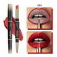Double-ended Lipstick Automatic Lip Liner Matte Waterproof Non-fading Non-stick Lipstick