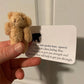 A Little Pocket Bear Hug with Card - Warm Gift
