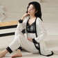 [best gift] Women's Sexy Lace Loungewear 3-Piece Set