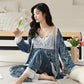 [best gift] Women's Sexy Lace Loungewear 3-Piece Set