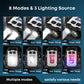 Mini Powerful Keychain Rechageable LED Flashlight