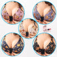 Women's Front Buckle Gathered Print Bra - Comfort, Style, and Support