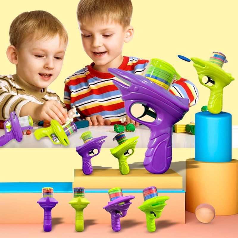 Kid’s Gift! Mini Flying Disc Launcher Toy – pasteqe