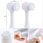 [Best Gift for Her] 2-in-1 Soft Bristles & Silicone Skincare Facial Cleansing Brush