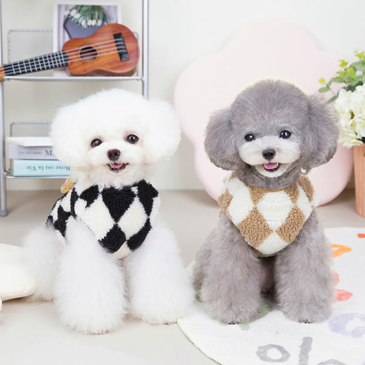 [Pets Gift] Cute Plush Warm Coat for Dogs