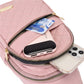 [Exquisite Gift] Multi-Pocket Lightweight Metal Zipper Chest Bag with Data Cable Hole