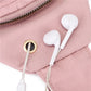 [Exquisite Gift] Multi-Pocket Lightweight Metal Zipper Chest Bag with Data Cable Hole