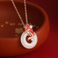 Lucky Koi Hetian Jade Necklace - Best Gift and Wishes for Her